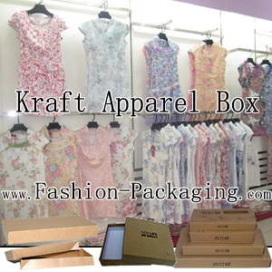 Kraft Apparel Boxes