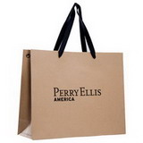 Brown Kraft Paper Shopping Bag with Handle