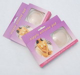 Nipple silicone pad box with pvc window
