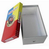 Shoe Box PX000073<br>Item:<strong>Shoe Box with Custom Design</strong><br>
<br>
This is Cardboard Box.<br>
Cardboard Box Feautres:<br>
1 Materials: 800gsm - 1200gsm Ivory board, white back duplex board, gray back duplex board + kraft paper / White paper,Art paper,Sepcial paper,etc.according to cu...