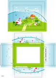 fantasia Fashionia - Custom Children Shoe Box with Window Design