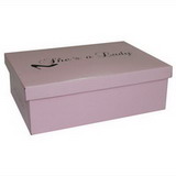 Custom Crocodile embossed shoe packaging box for famous brand