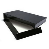 Black High Glossy Colored Apparel Box (2 piece)