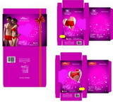 Custom couple lingerie gift box design