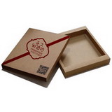 Drawer Style Natual Brown Kraft Shoulder Box for Clothing