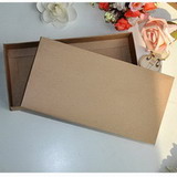 Nature Brown kraft paper Apparel Box